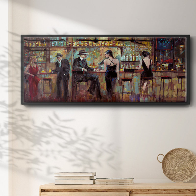Happy Hour- Framed Canvas