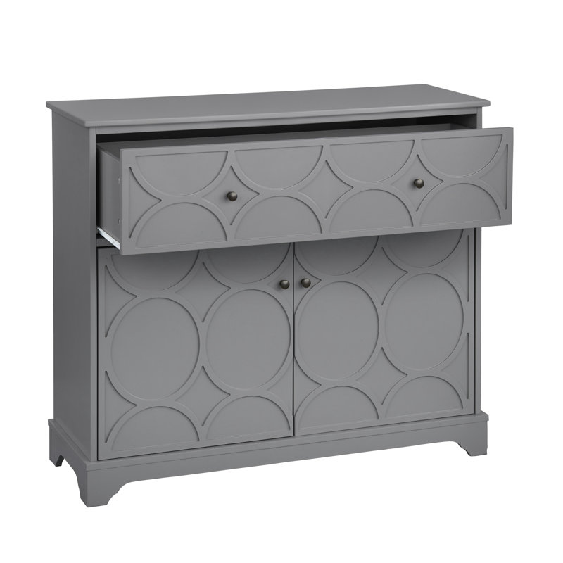 Buffet décoratif 2 portes Gainey Cuomhouse, Gris anthracite