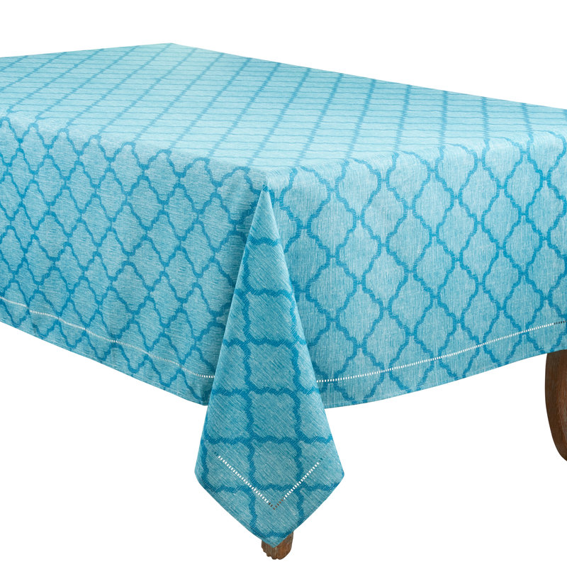 Tablecloth, 120" x 65", Turquoise