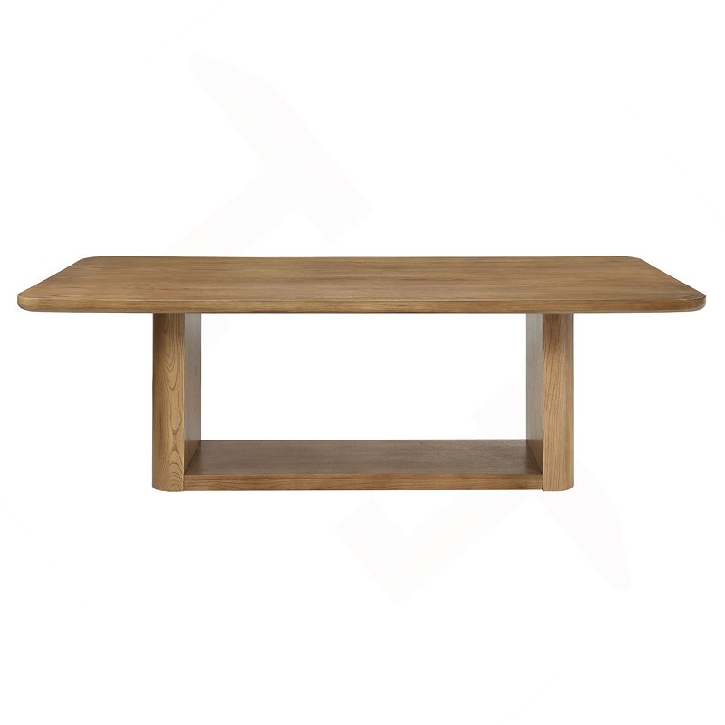 Rectangular Dining Table With Wooden Frame