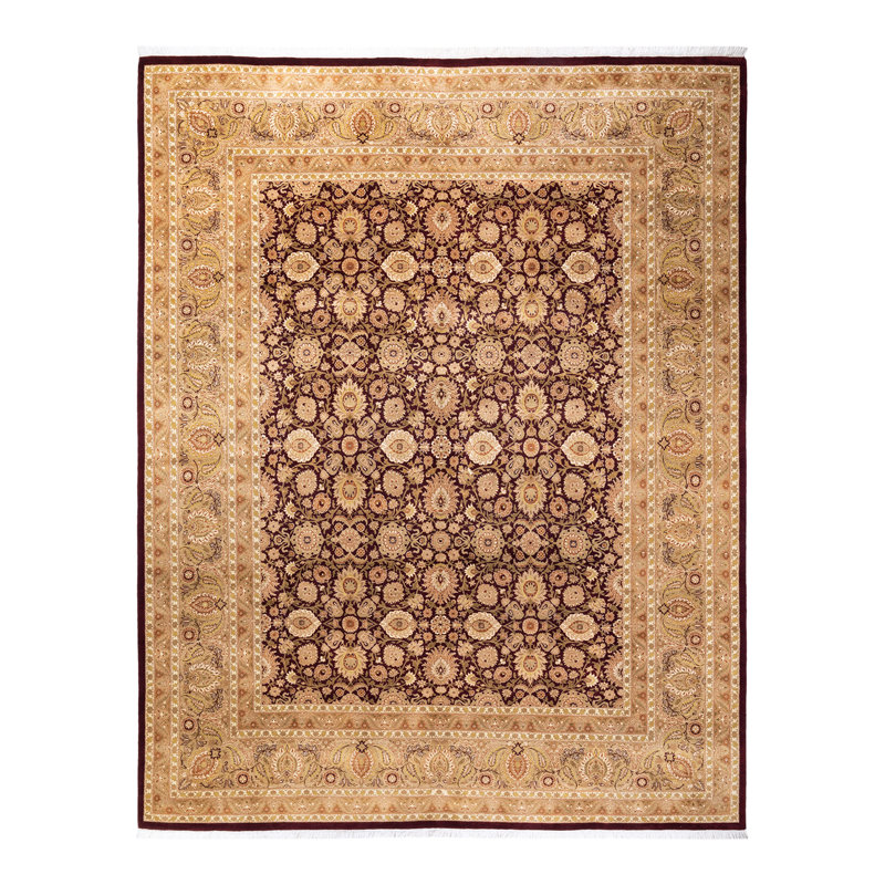Classic One-of-a-Kind 8'1" X 10'3" Hand Knotted Area Rug