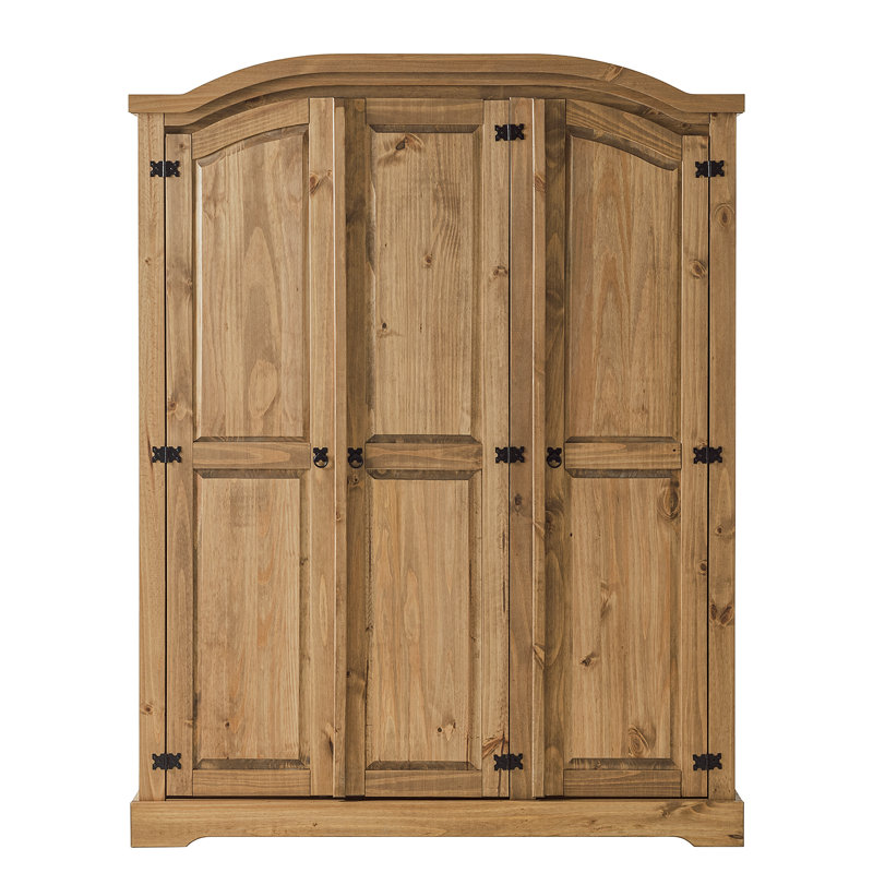 3 Door Solid Wood Wardrobe