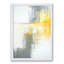 «Gray and Yellow Blue Abstract», reproduction d'art sur toile-51146026-51146035