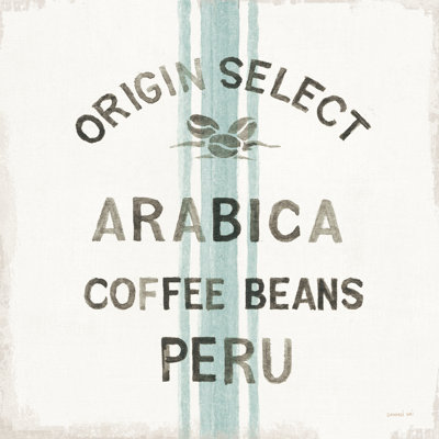 Wake Me Up Coffee Sack I by Danhui Nai - Wrapped Canvas Print