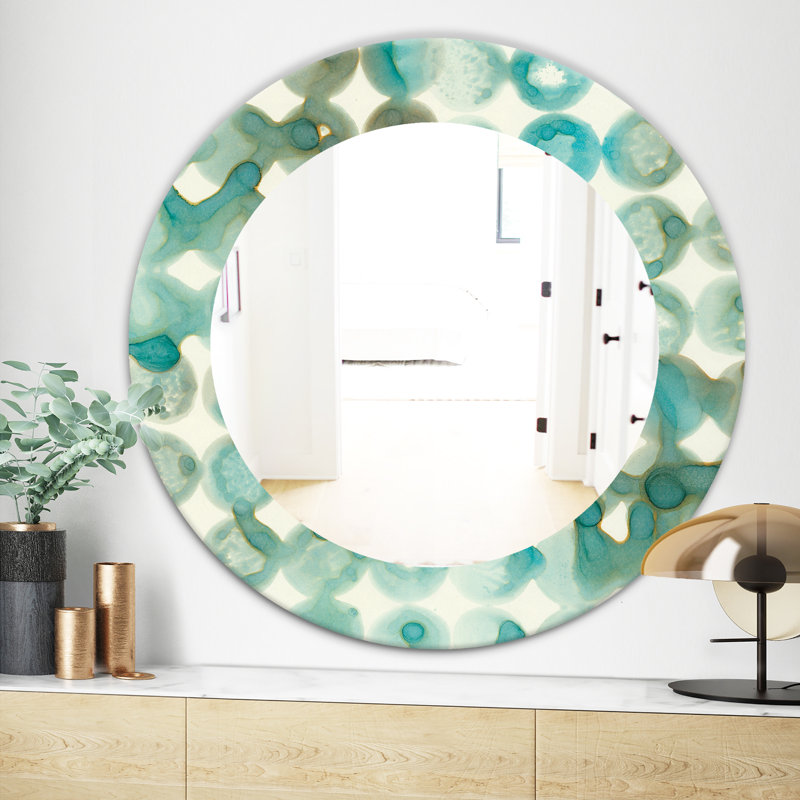 Miroir mural Watercolor I, H 23,6 po x l 23,6 po