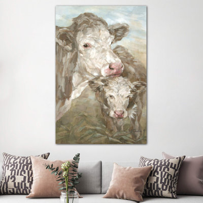 Moo Daze by Debi Coules - Wrapped Canvas Painting
