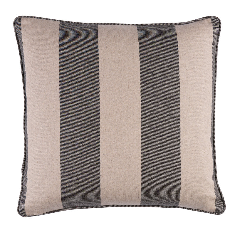 Coussin Hemlock, Gris, H 20 po x l 20 po