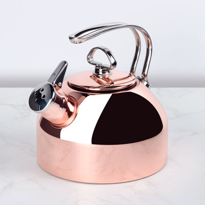 Hutch Kitchen Tammi 1.7 Quarts Stainless Steel Whistling Stovetop Tea Kettle