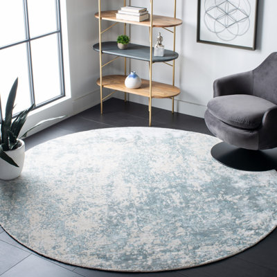 Mcelroy Abstract Hand-Knotted Grey/Beige Area Rug