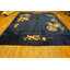 Tapis bleu marine antique antique Art Deco