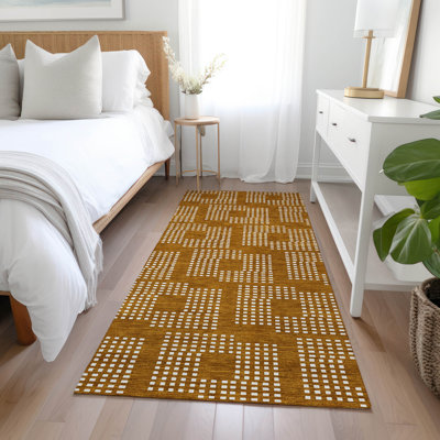 Malek Indoor/Outdoor Area Rug with Non-Slip Backing