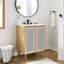 Calla 24" Perforated Metal Bathroom Vanity-95616639-95616640