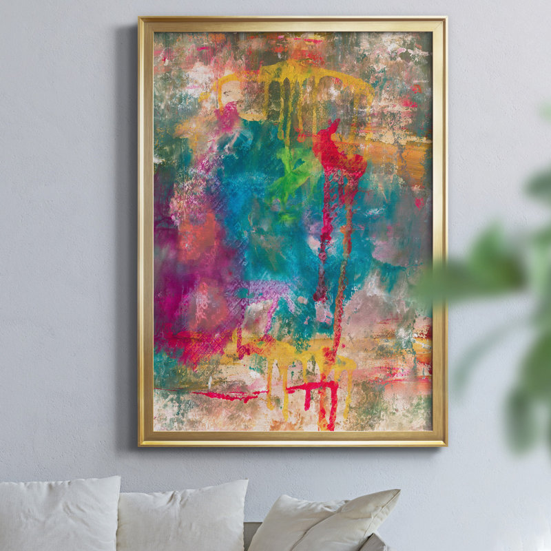 «Susan Jill» par J Paul, reproduction d'art sur toile encadrée, Doré, H 22,5 po x l 30,5 po x P 1,5 po