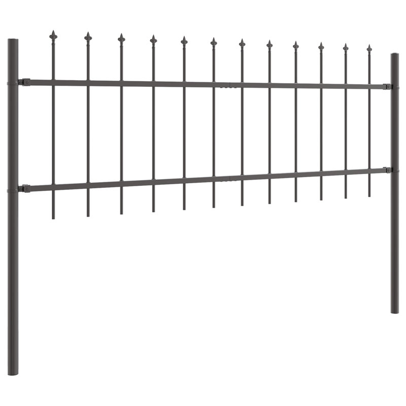 Garden Fence, Grey, 110cm H x 170cm W