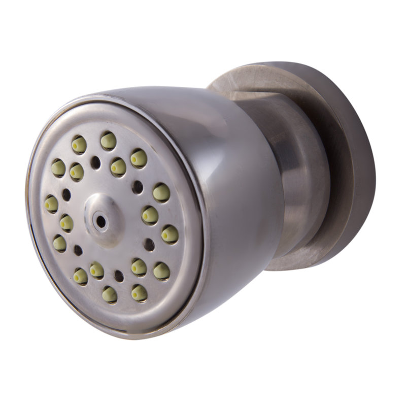 Multi Function Adjustable Body Spray, Brushed Nickel/Black
