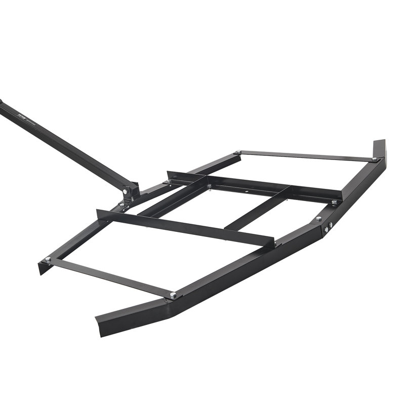 Drag Harrow Tow Behind Drag Harrow Steel Gravel Grader ATV UTV, 4.33" H x 70.87" W x 65.75" D