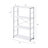 Donyai Etagere Bookcase,Display Bookshelf,Shelf in Metal-929301853