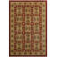 Tapis brun / brun clair / rouge Madelen