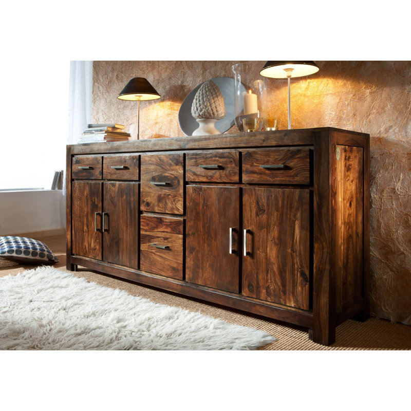 Metro Life 200cm Solid Wood Sideboard