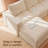Boneless 161.2" Oversized Cloud Sectional Sofa, Feather & Foam Filled U-Shaped Modular Couch with 35.4" Extra