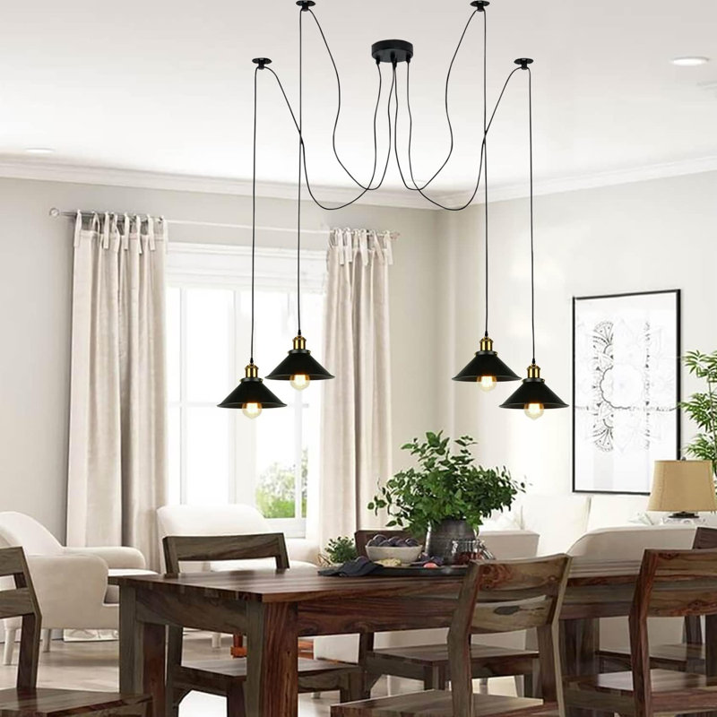 - Light Black Cone Pendant, 4