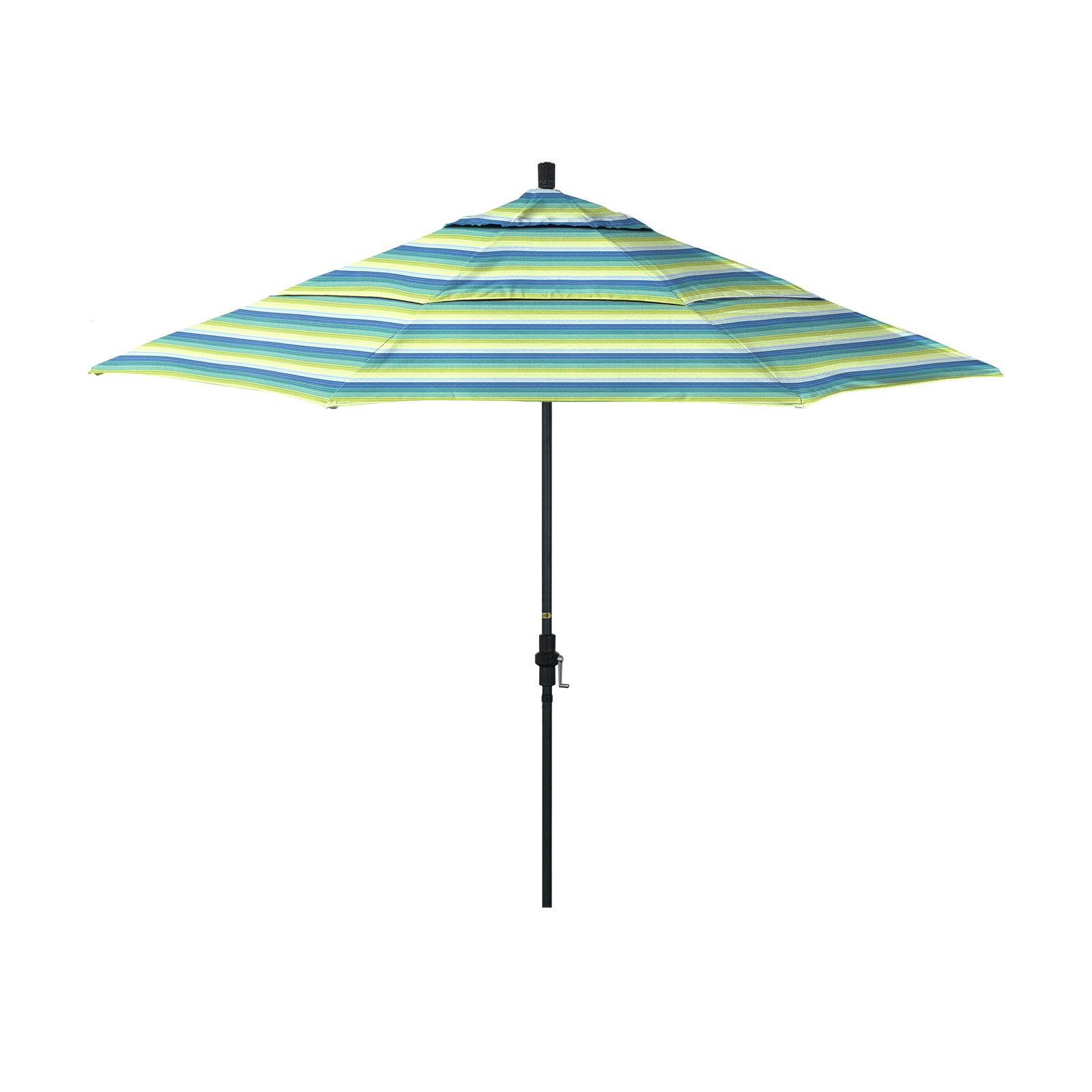 Broadmeade 132'' Sunbrella® Outdoor Umbrella, Seville Seaside Stripe Sunbrella®
