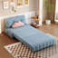 Coussin convertible 31,5 po en polyester bleu-130084684