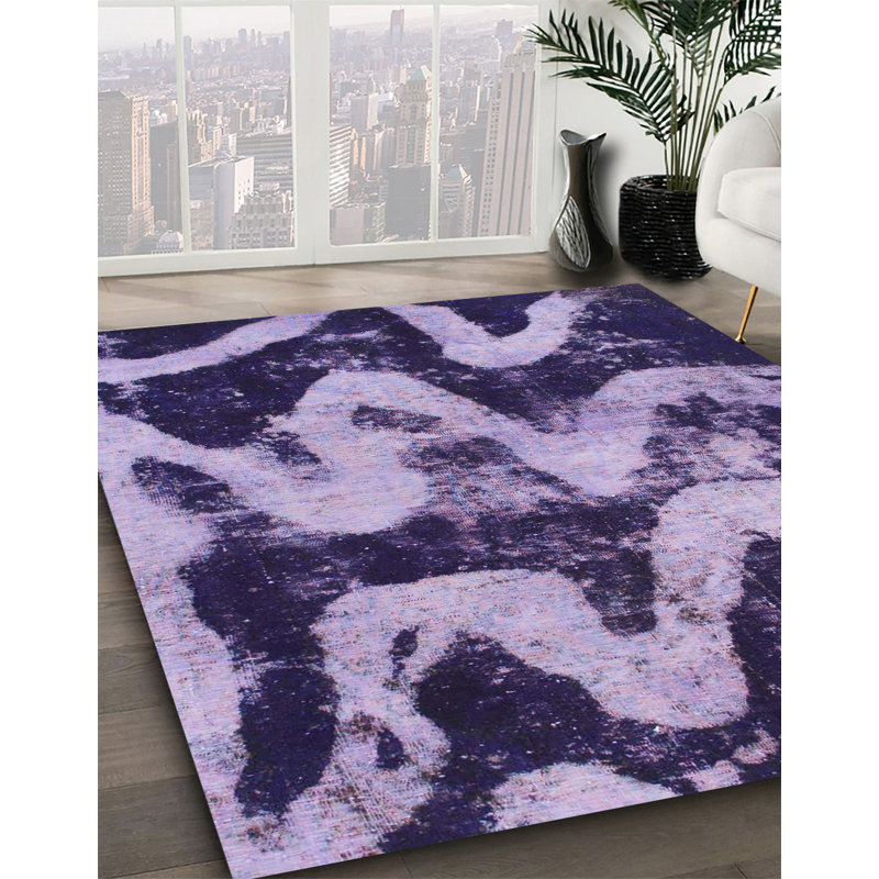 Ajmy Abstract Indoor Rug, Round 8'