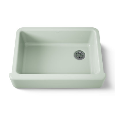 Whitehaven® 33" x 22" Self-Trimming Under-Mount Single-Bowl Kitchen Sink with Tall Apron