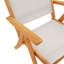 4 - Person Wood Patio Dining Set with Rectangular Table , Cushions Included-101510315