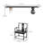 Solid Wood Top Double Pedestal Dining Set-124378060-124378065