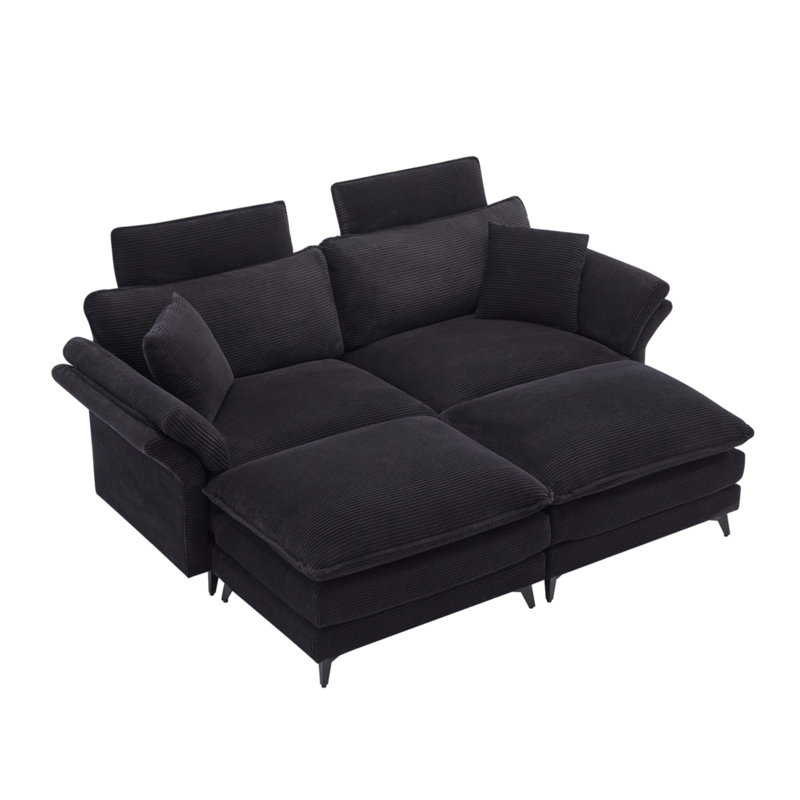 Deep Seat Sectional Sofa