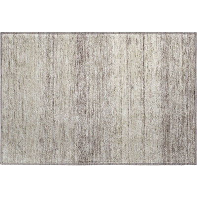 Premium Machine Washable Prisco Taupe Rug