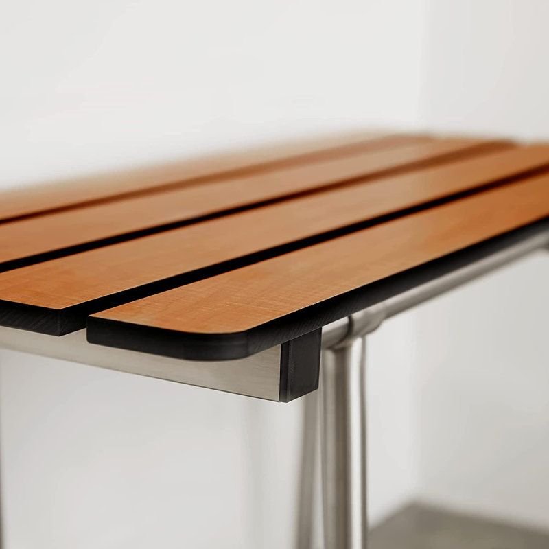 Banc de transfert en teck ADA, Gaucher