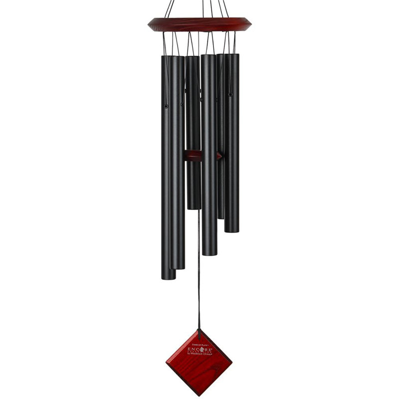 Carillon Pluto, Noir, 27" H x 8" W x 8" D