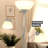 Dome Double Led Floor Lamp, Dimmable Super Bright Floor Lamp With 2 Reading Lamps For Living Rooms & Offices-1875570567