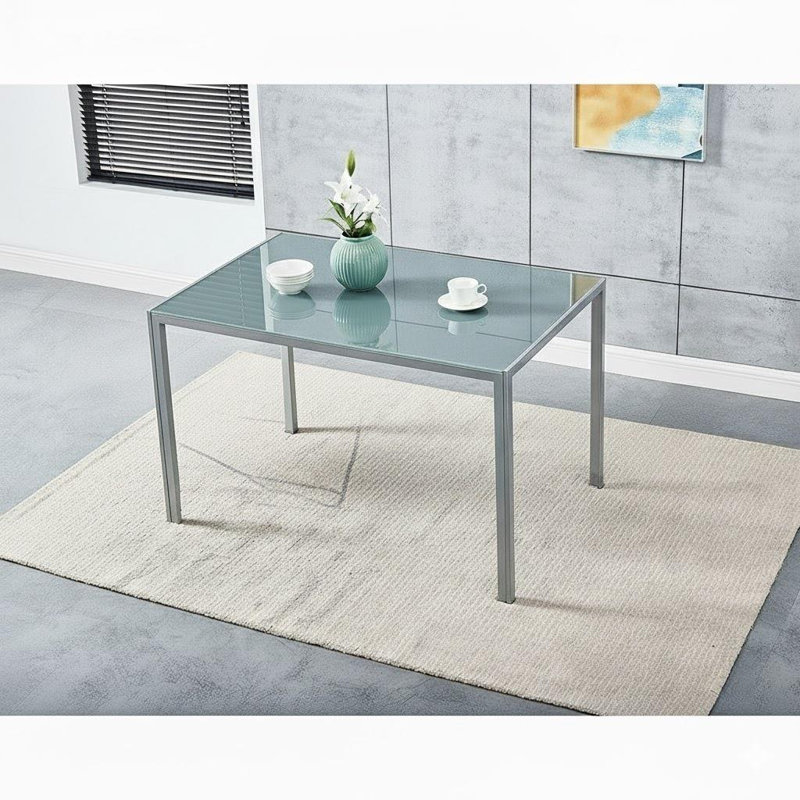 4 - Person Dining Set, 75cm H x 120cm W x 70cm D, Yellow