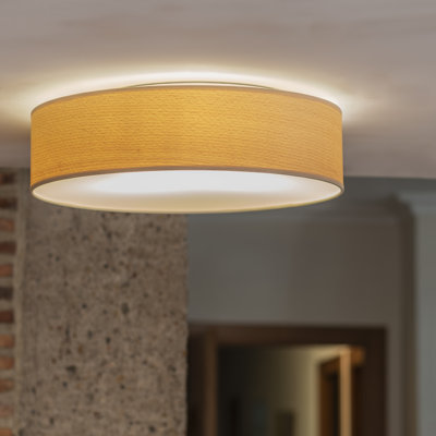 Tsuri Wood Flush Mount