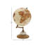 Globe terrestre en bois de manguier