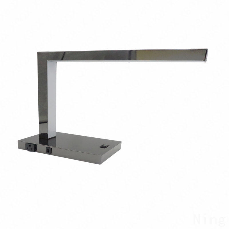 Modern Led Desk Lamp With Usb & Power Outlet