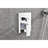 Luxury Wall Mounted Shower - Bathroom Rainfall Head With Easy Function And Brass, Faucet Cleanable Nozzle