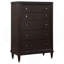 Commode 5 tiroirs Brun Niguel