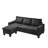 77" Wide Velvet Reversible Sofa & Chaise-39745693