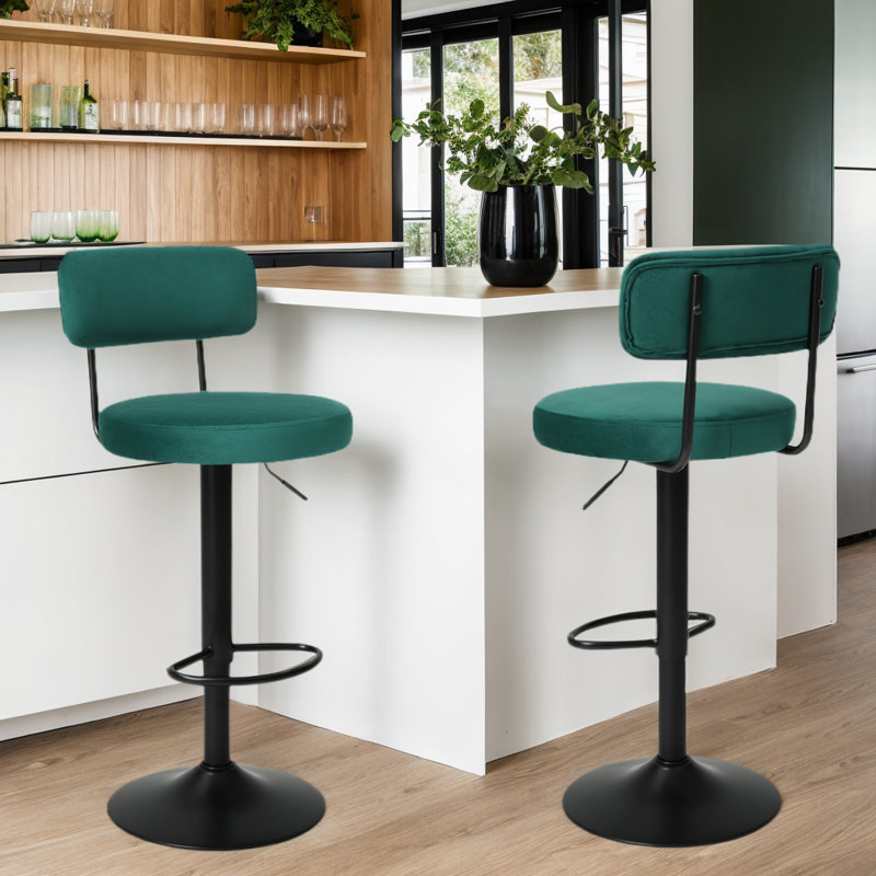 Tabouret de bar Burgos, Vert