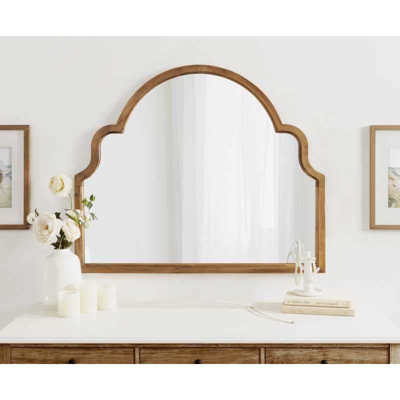 Westin Wood Mirror, 30" x 36", Rustic Brown