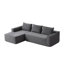 Canapé modulaire en forme de L avec méridienne Boneless Corduroy-1974866944-1979184533