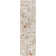 Bordas Abstract Modern Machine Woven Area Rug Area Rug in Ivory/Rust