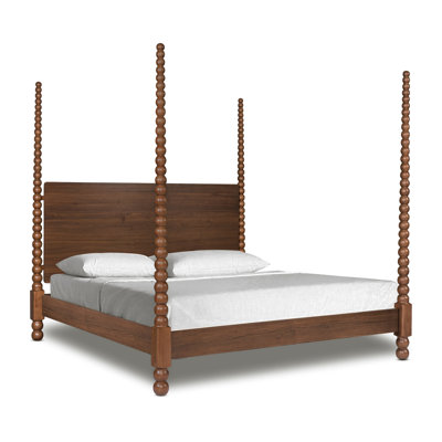 Aberdeen Canopy Bed with Solid Wood Bobbin Posts