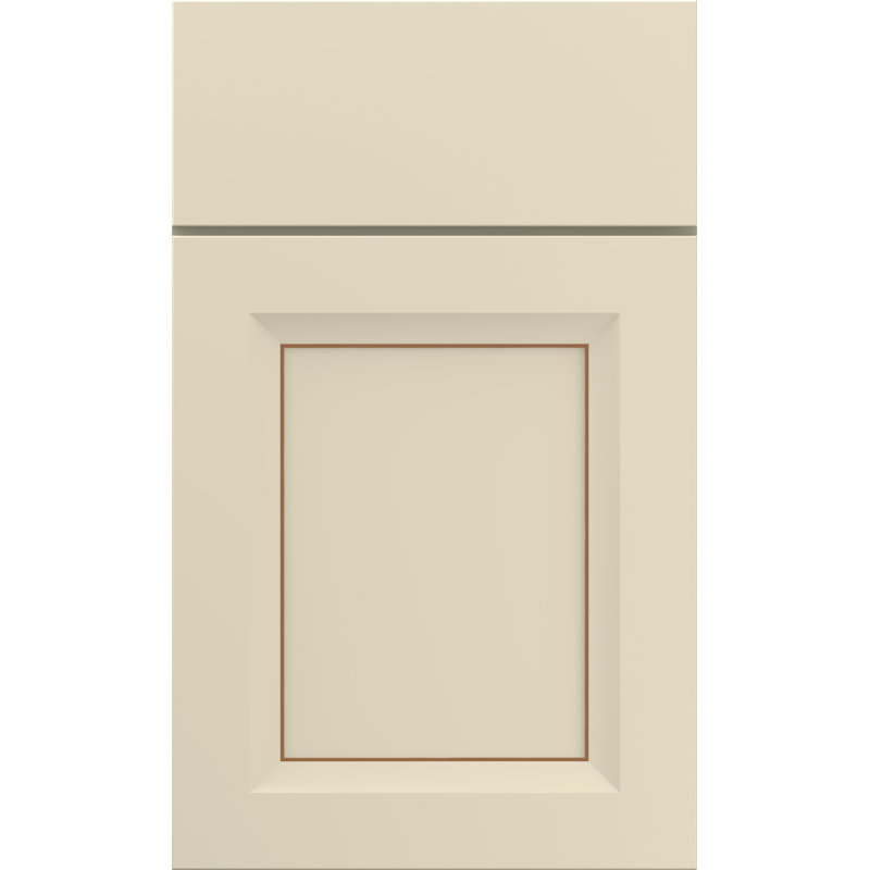 Dwelling Cranbrook Door Sample, Maple, Parchment w/Caramel Glaze