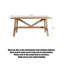 Table de salle à manger rectangulaire en bois massif Nordic-110652588
